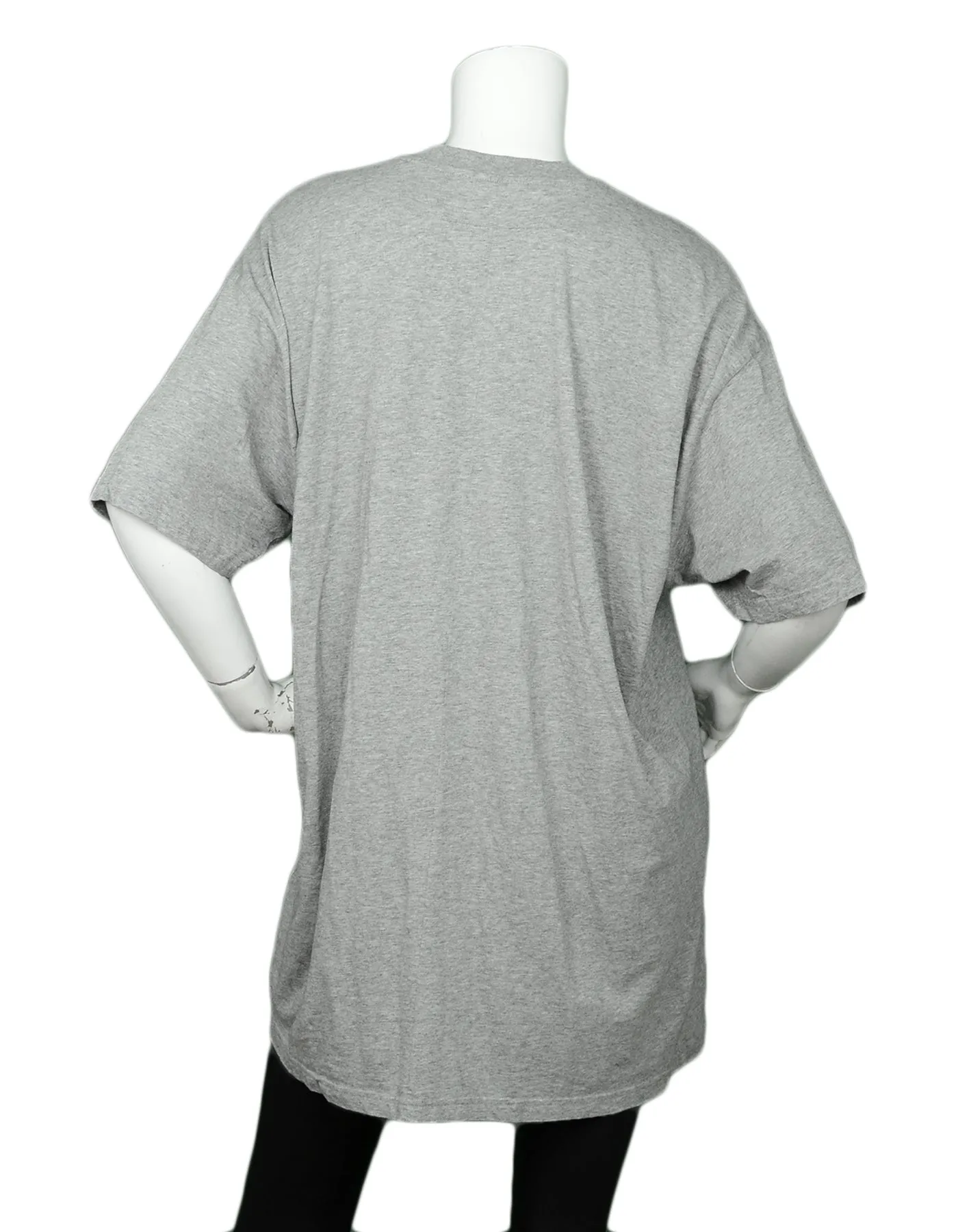 Givenchy Men's Grey Cuban Fit Rottweiler Printed T-Shirt sz XL