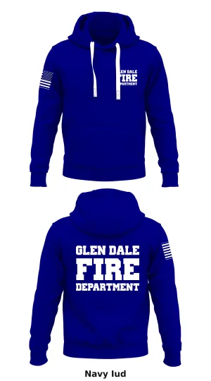 GLEN DALE FIRE DEPT Store 1  Core Men's Hooded Performance Sweatshirt - Iud