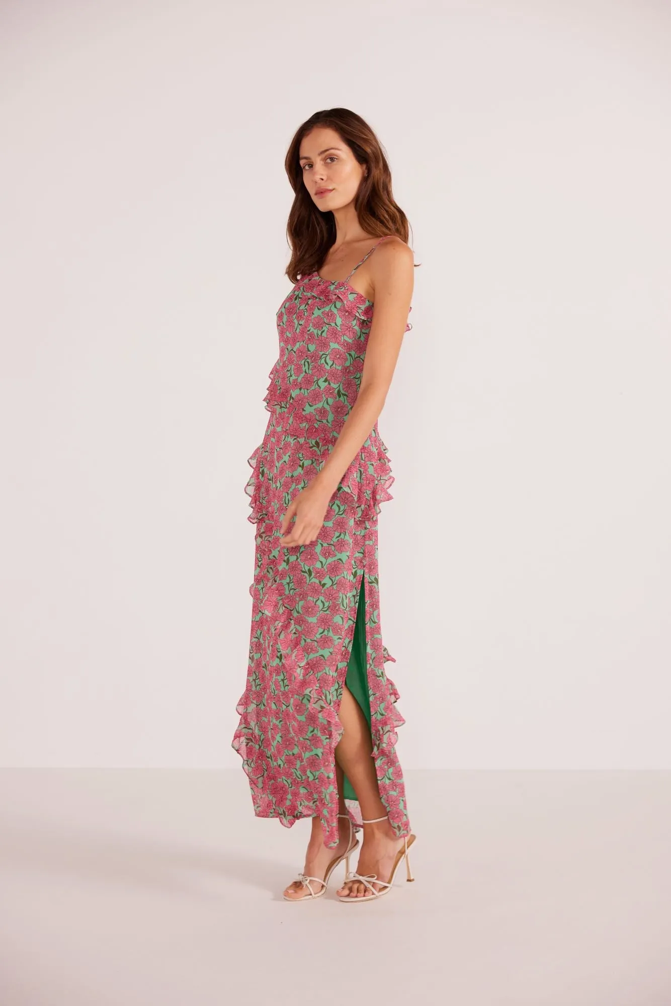 Grace One Shoulder Maxi Dress | Carnation Ditzy