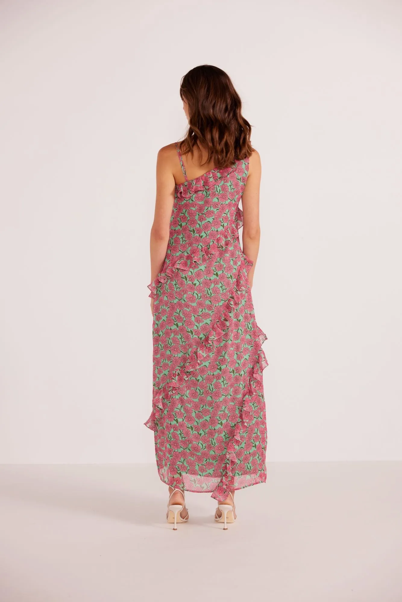 Grace One Shoulder Maxi Dress | Carnation Ditzy