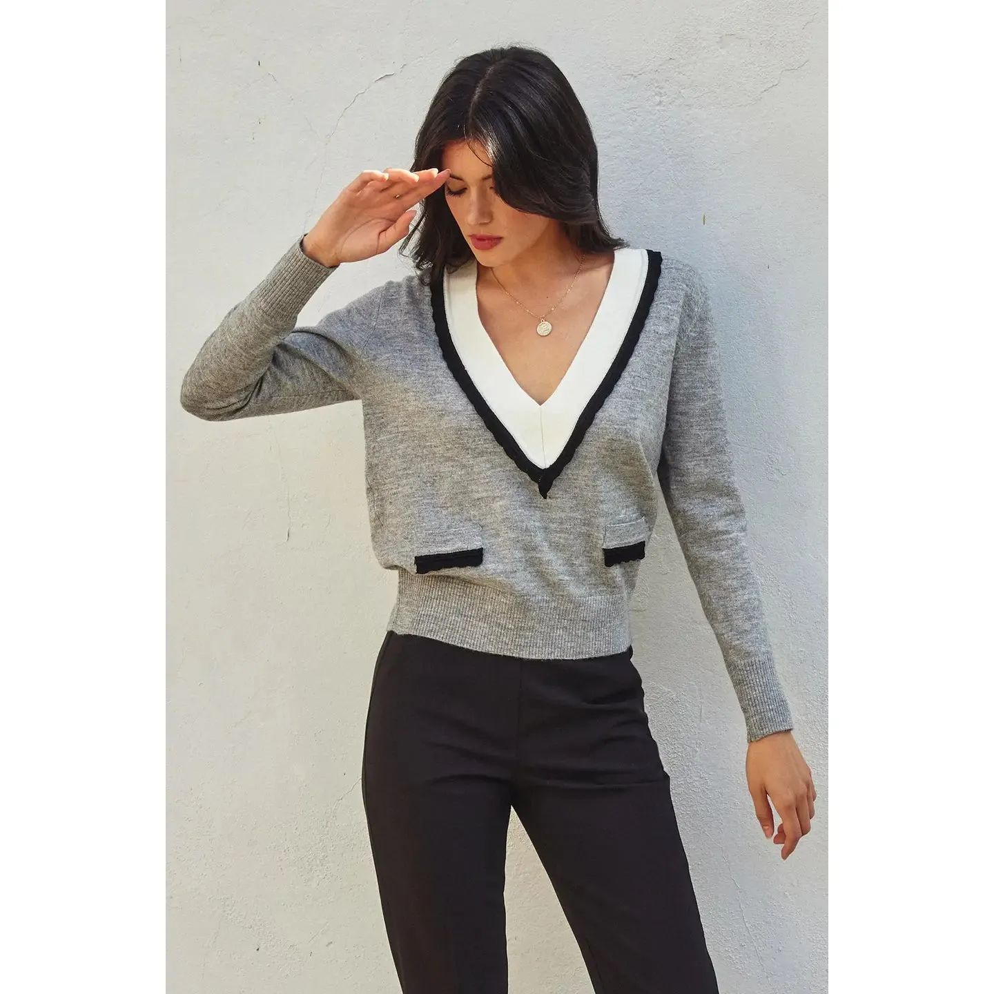 Gray Taylor Sweater