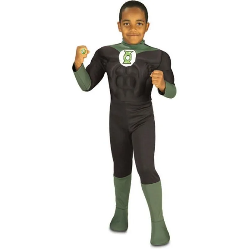 Green Lantern Deluxe Muscle Chest Child Size S