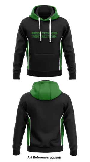 Green Tech High Store 1  Core Men's Hooded Performance Sweatshirt - 2qVBhd