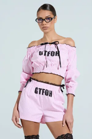 GTFOH OFF THE SHOULDER TOP