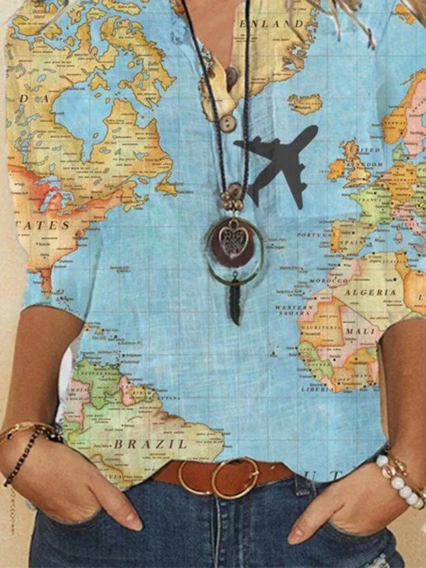 Half Sleeve Casual Printed Shirts & Tops