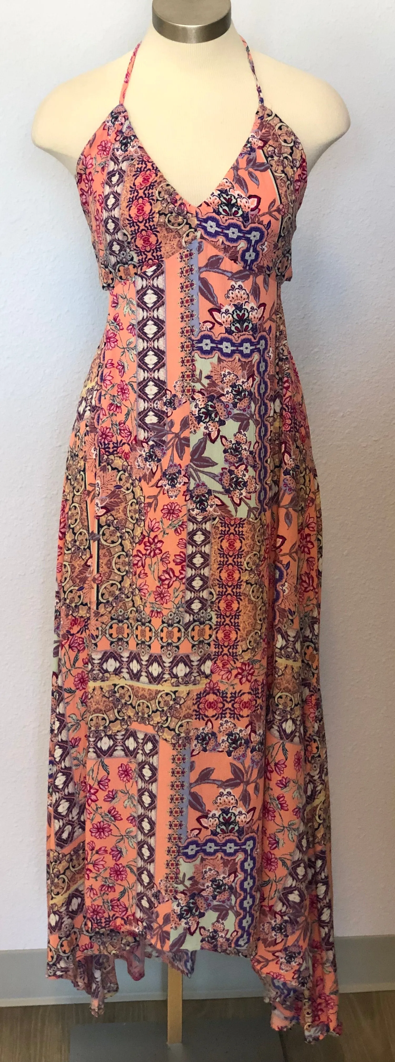 HALTER TIE UP DRESS