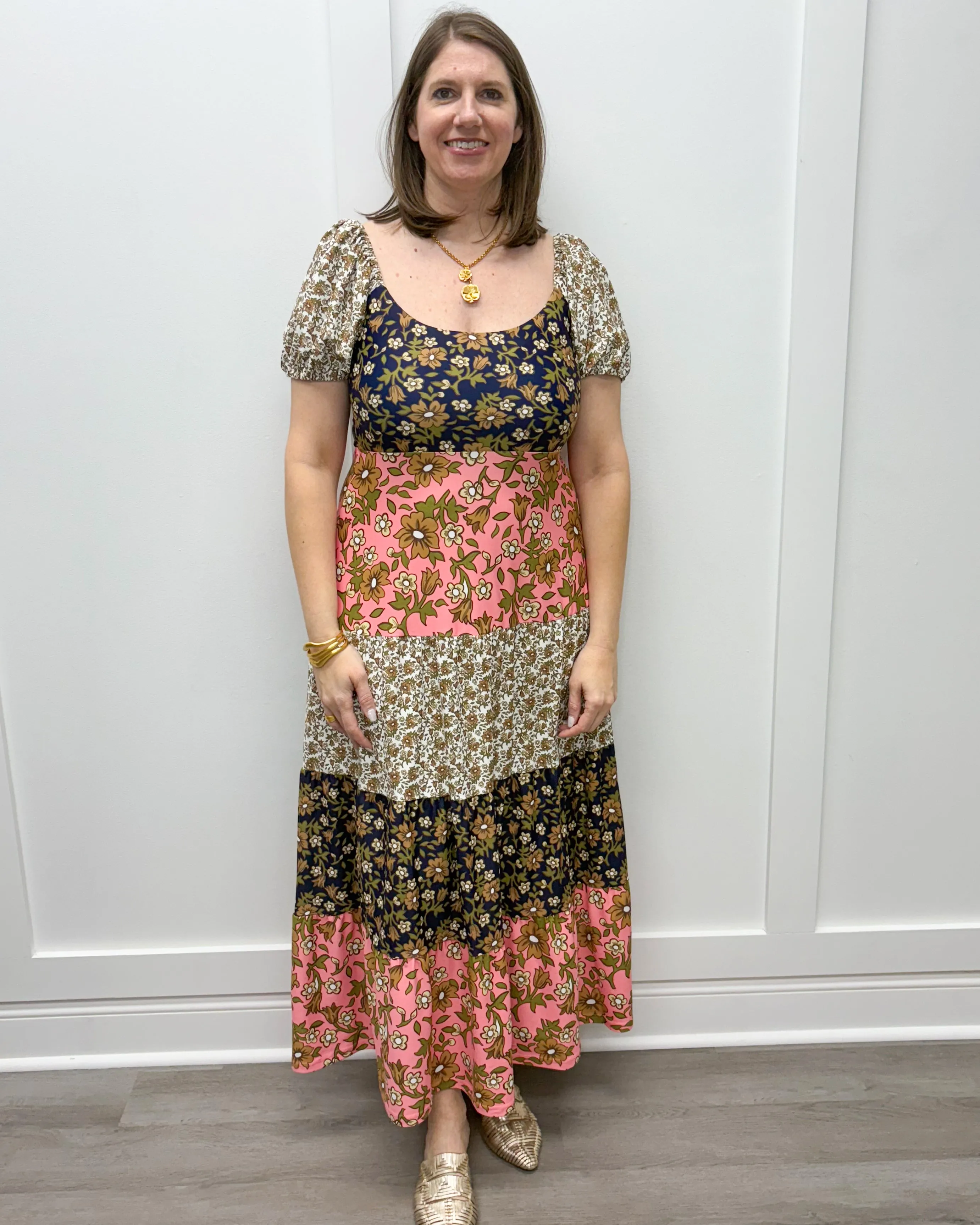 Heidi Dress - Dried Petals Multi