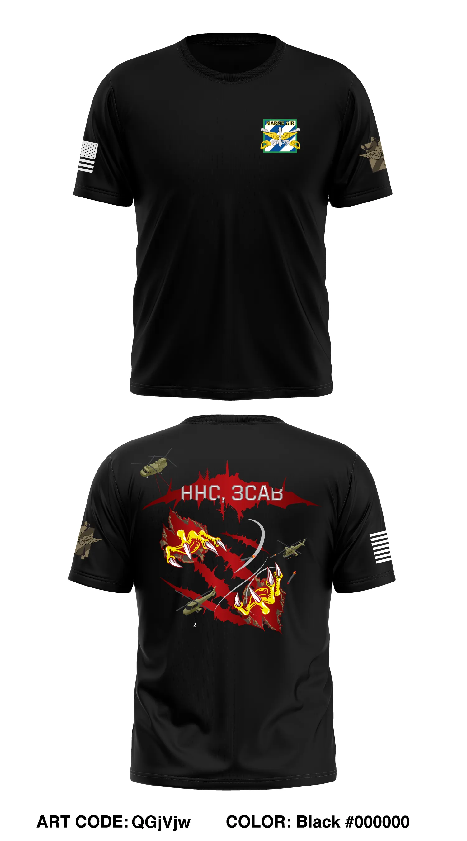 HHC, 3CAB Store 1 Core Men's SS Performance Tee - QGjVjw