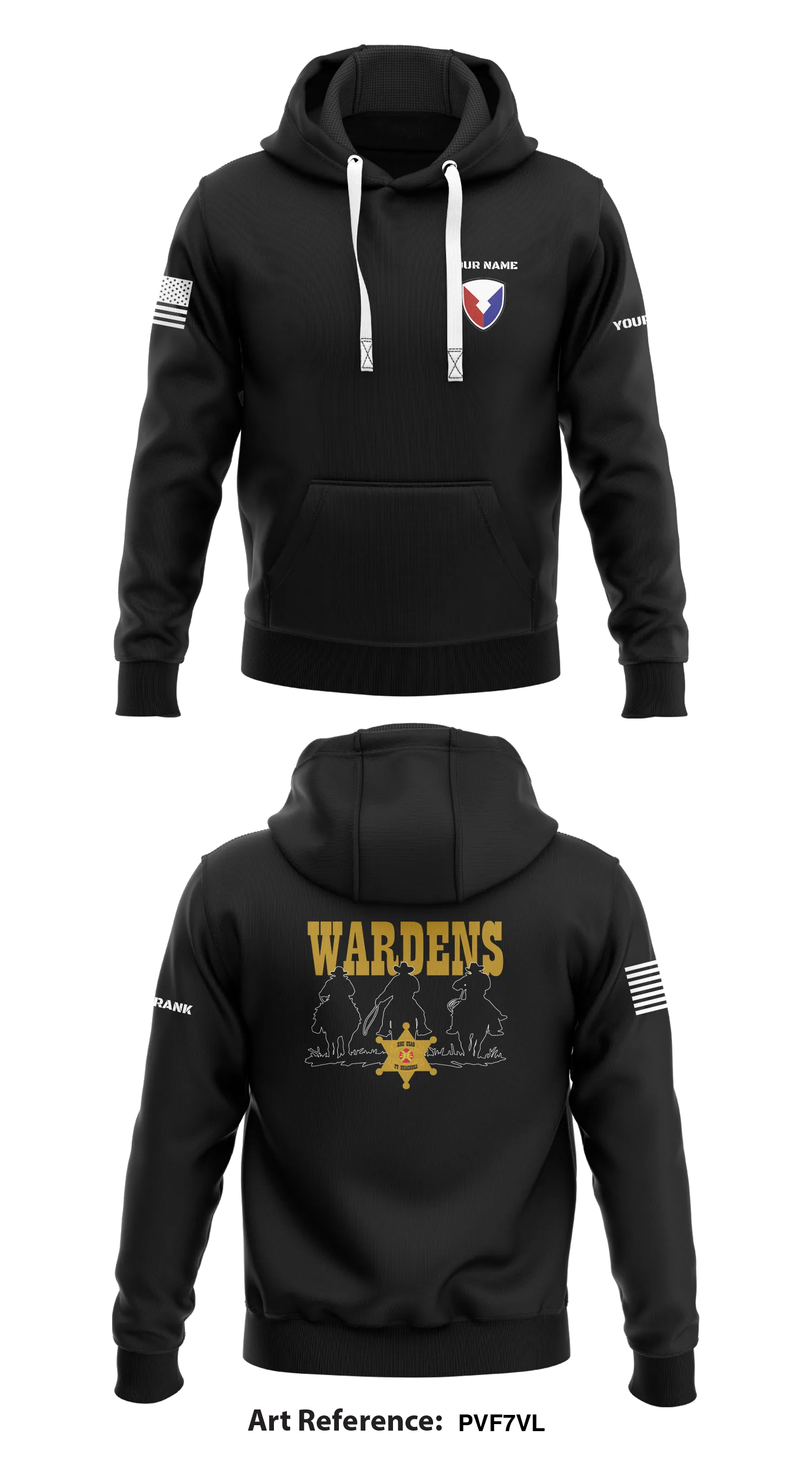 HHC, USAG Ft Huachuca Store 1  Core Men's Hooded Performance Sweatshirt - pVF7VL