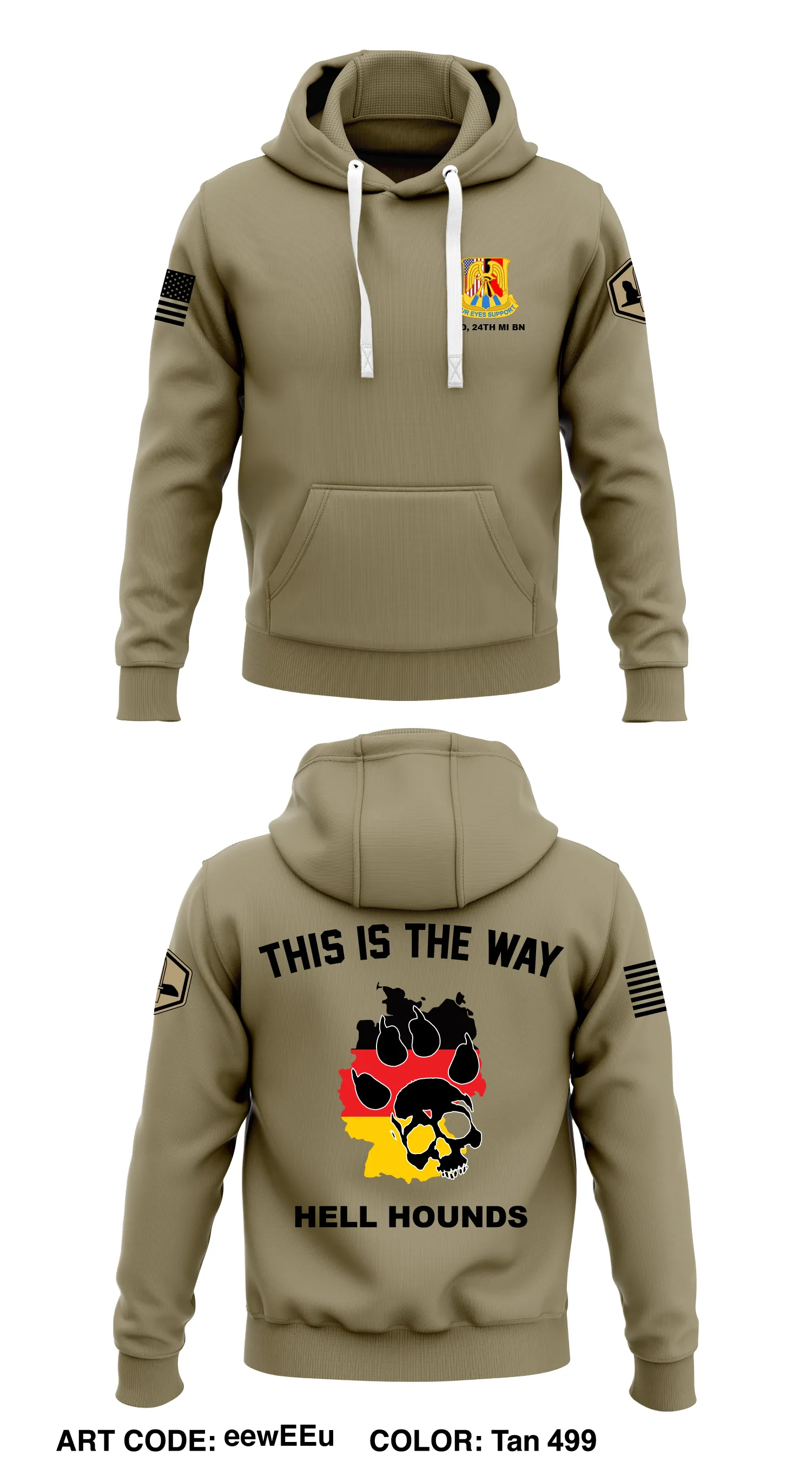 HHD, 24th MI BN, 66th MI BDE Store 1  Core Men's Hooded Performance Sweatshirt - eewEEu