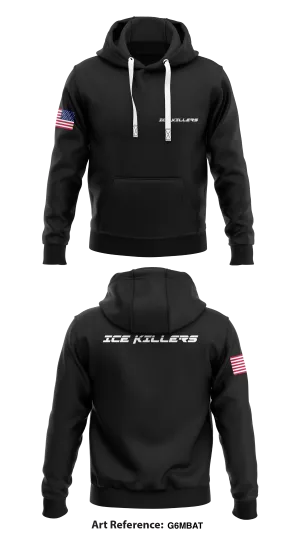 ICE Killers Store 1  Core Men's Hooded Performance Sweatshirt - G6MBat