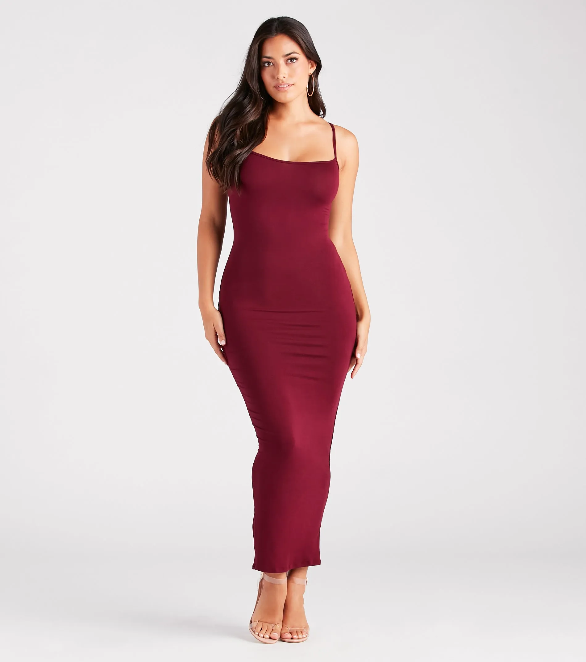 In Plain Sight Smooth Knit Maxi Dress