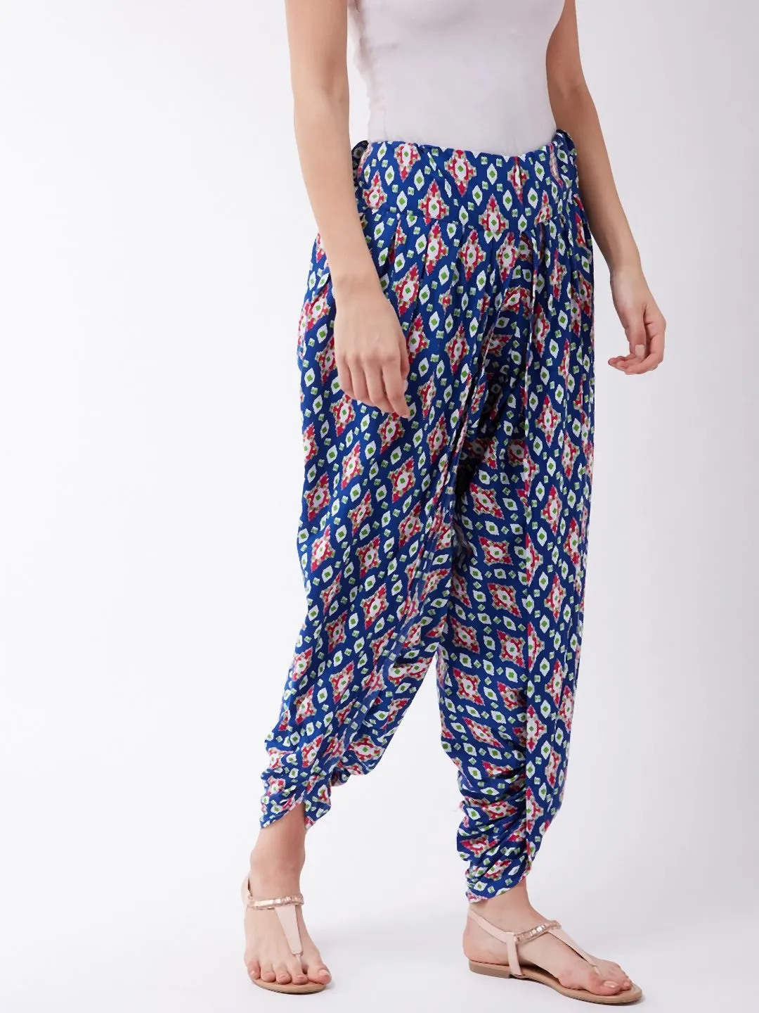 Indigo Patola Dhoti
