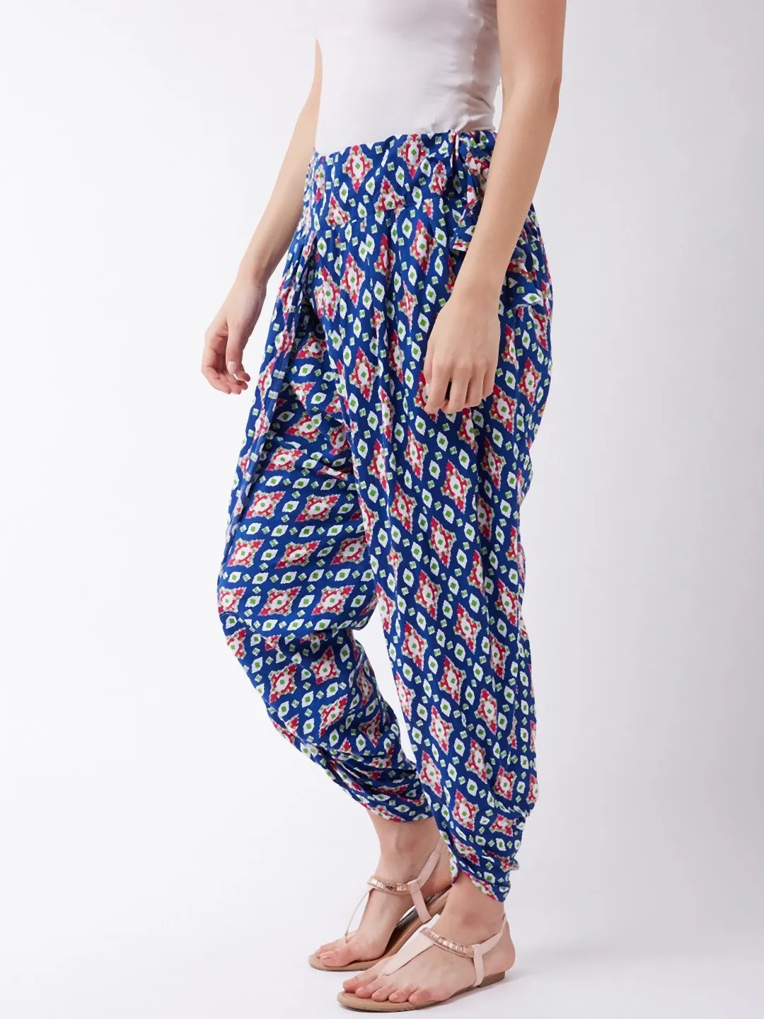 Indigo Patola Dhoti