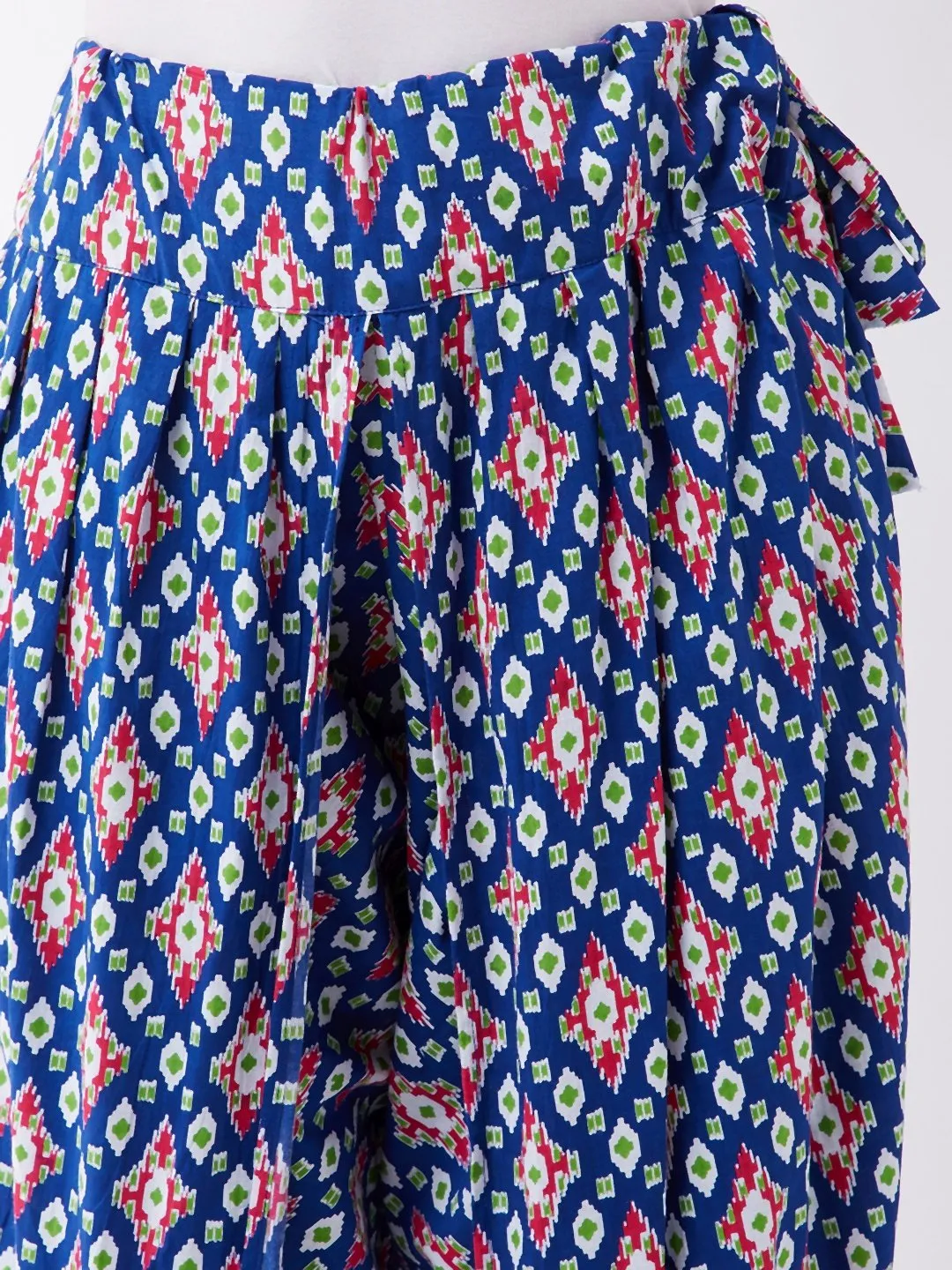 Indigo Patola Dhoti