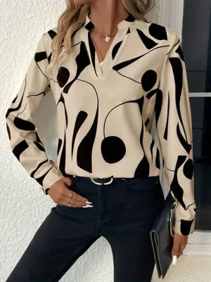 Isabelle Women's Blouse - Stylish and Printed