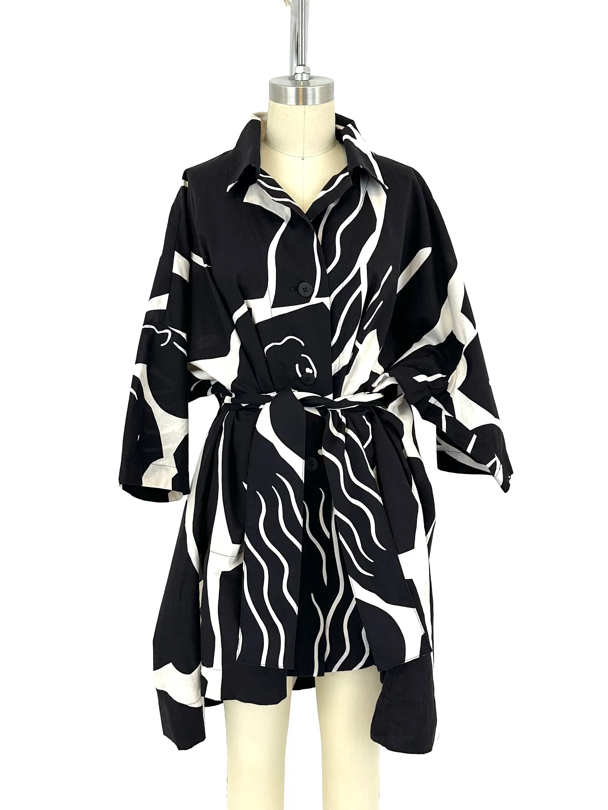 Issey Miyake Printed Tunic