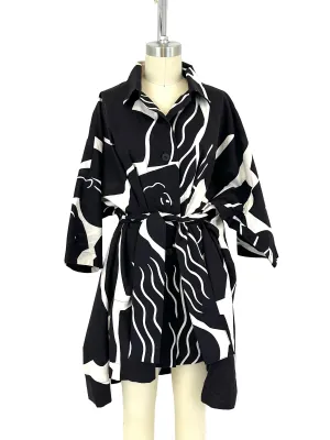 Issey Miyake Printed Tunic