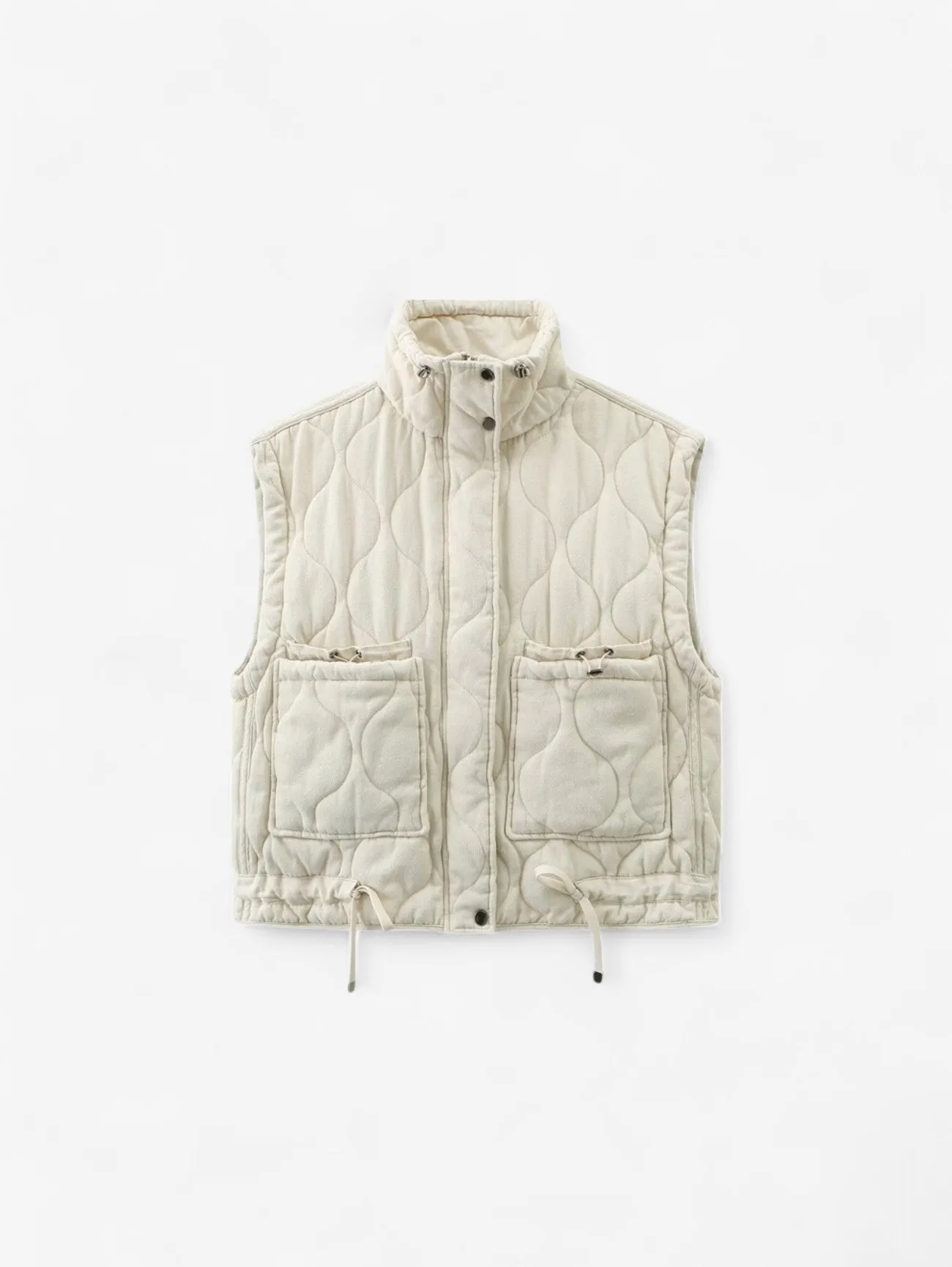 Jada | Women's Lightweight Quilted Collar Sleeveless Vest