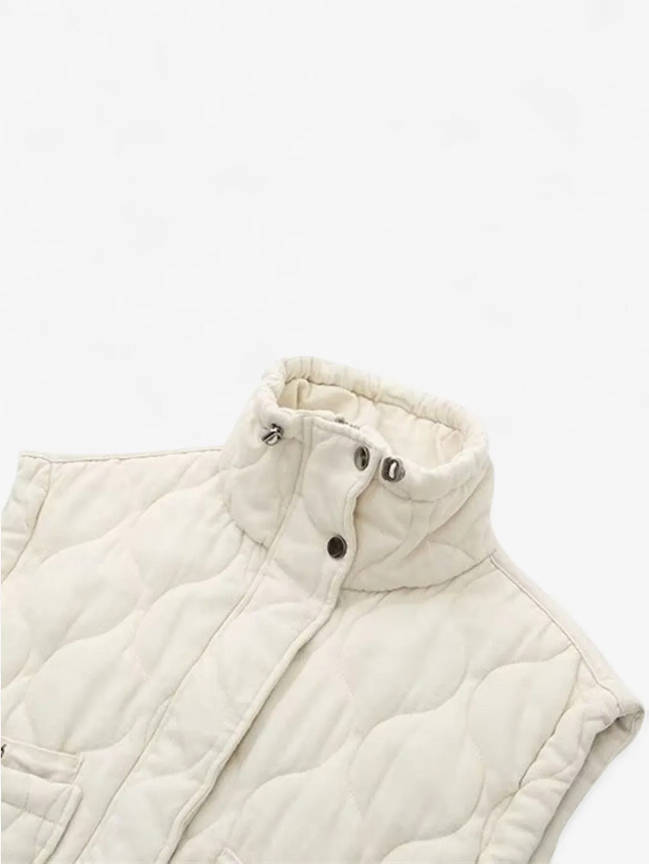 Jada | Women's Lightweight Quilted Collar Sleeveless Vest