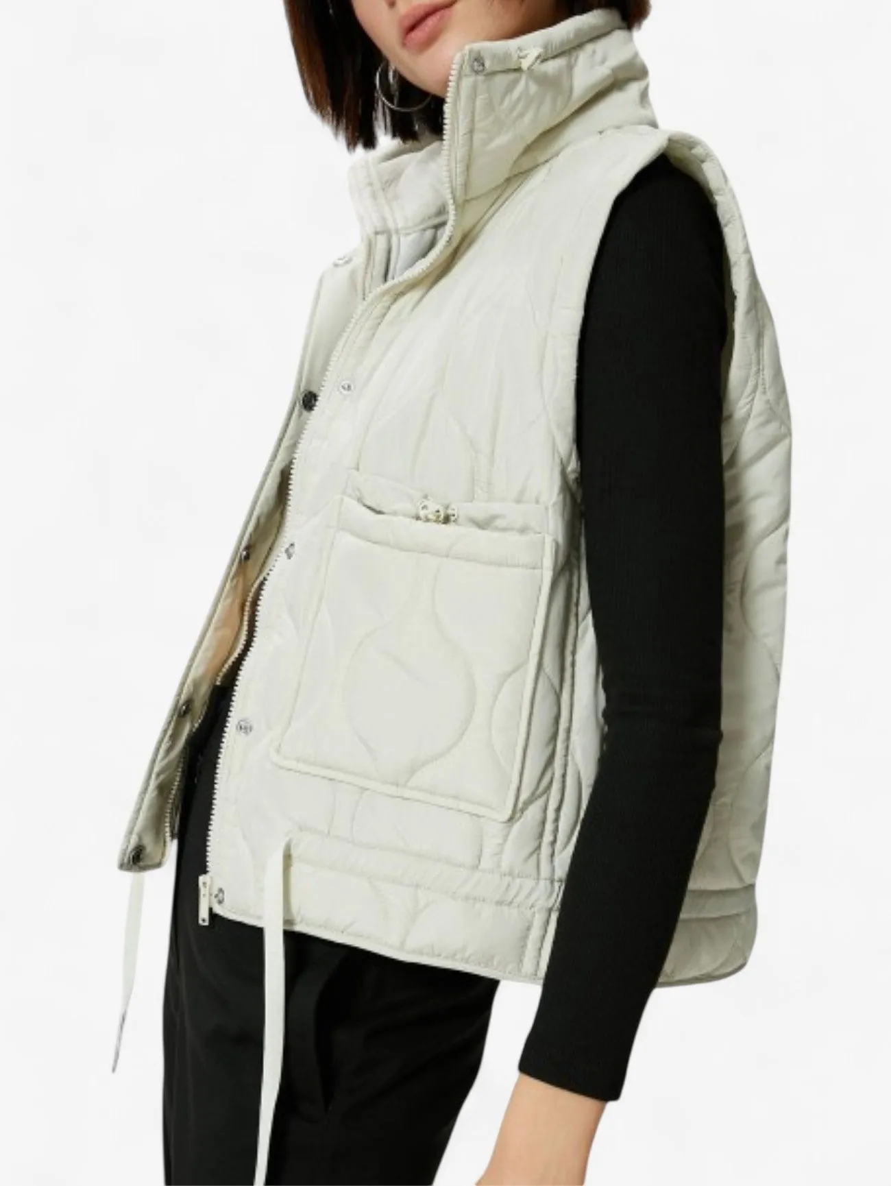 Jada | Women's Lightweight Quilted Collar Sleeveless Vest
