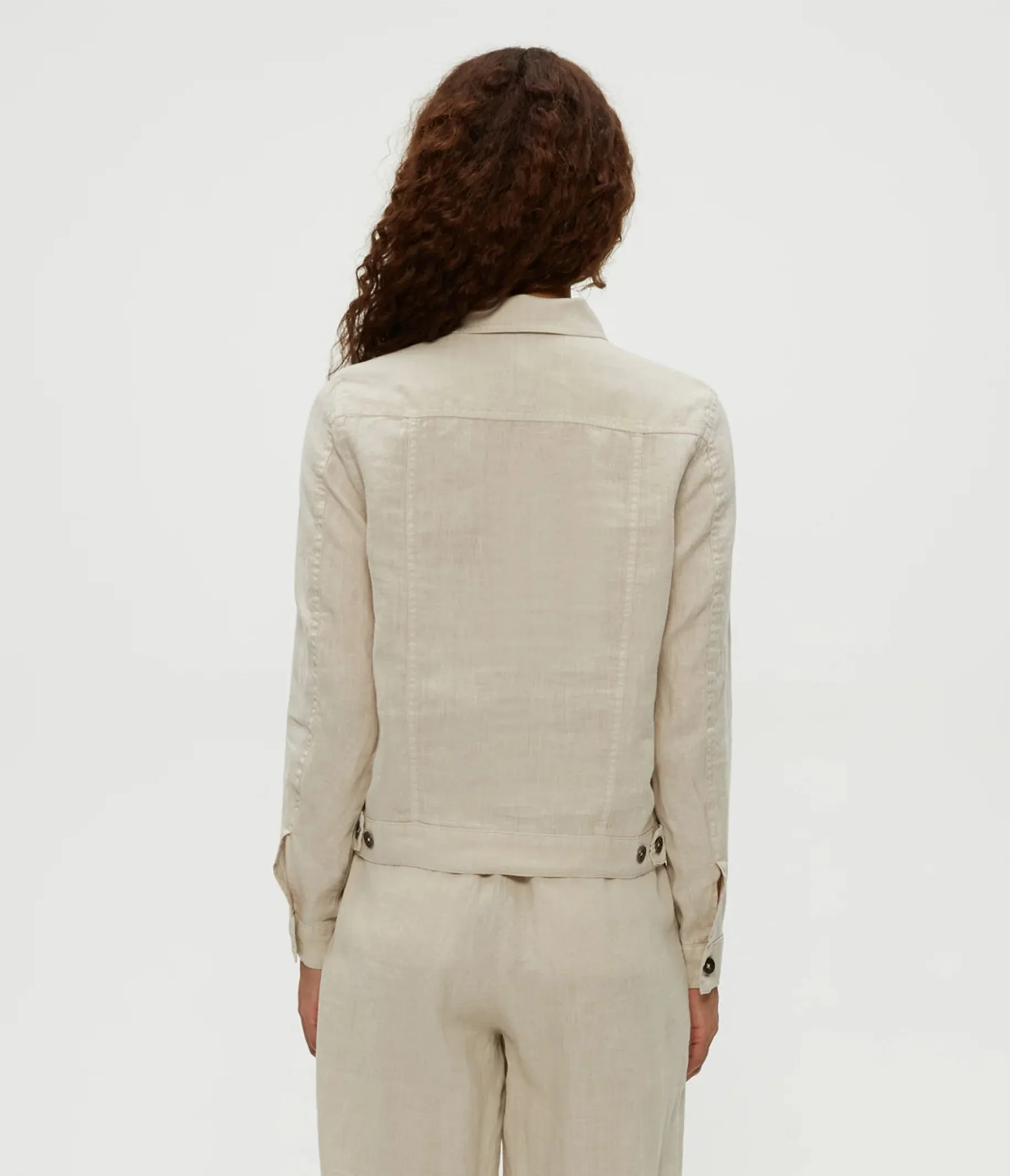 Jean Linen Jacket in Windchime