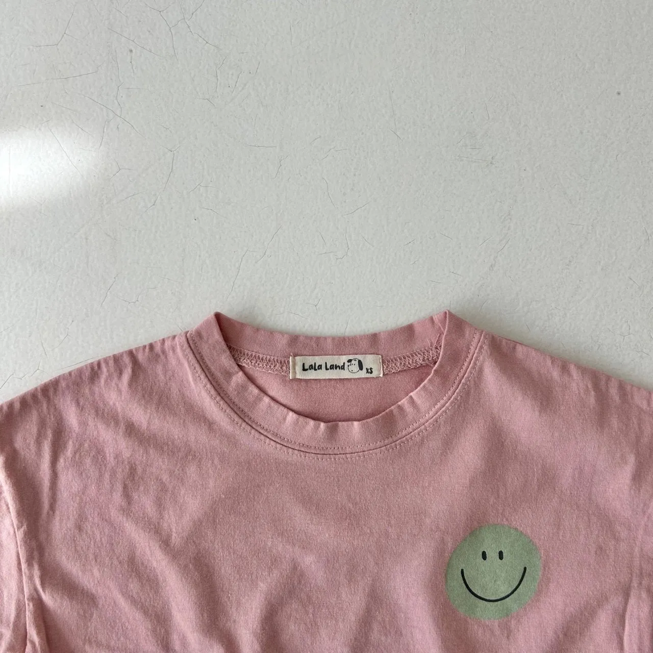 Kids Smile Tee- Dusty Pink