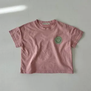 Kids Smile Tee- Dusty Pink