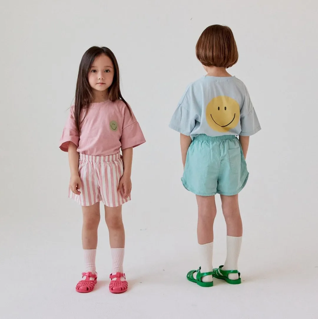Kids Smile Tee- Dusty Pink