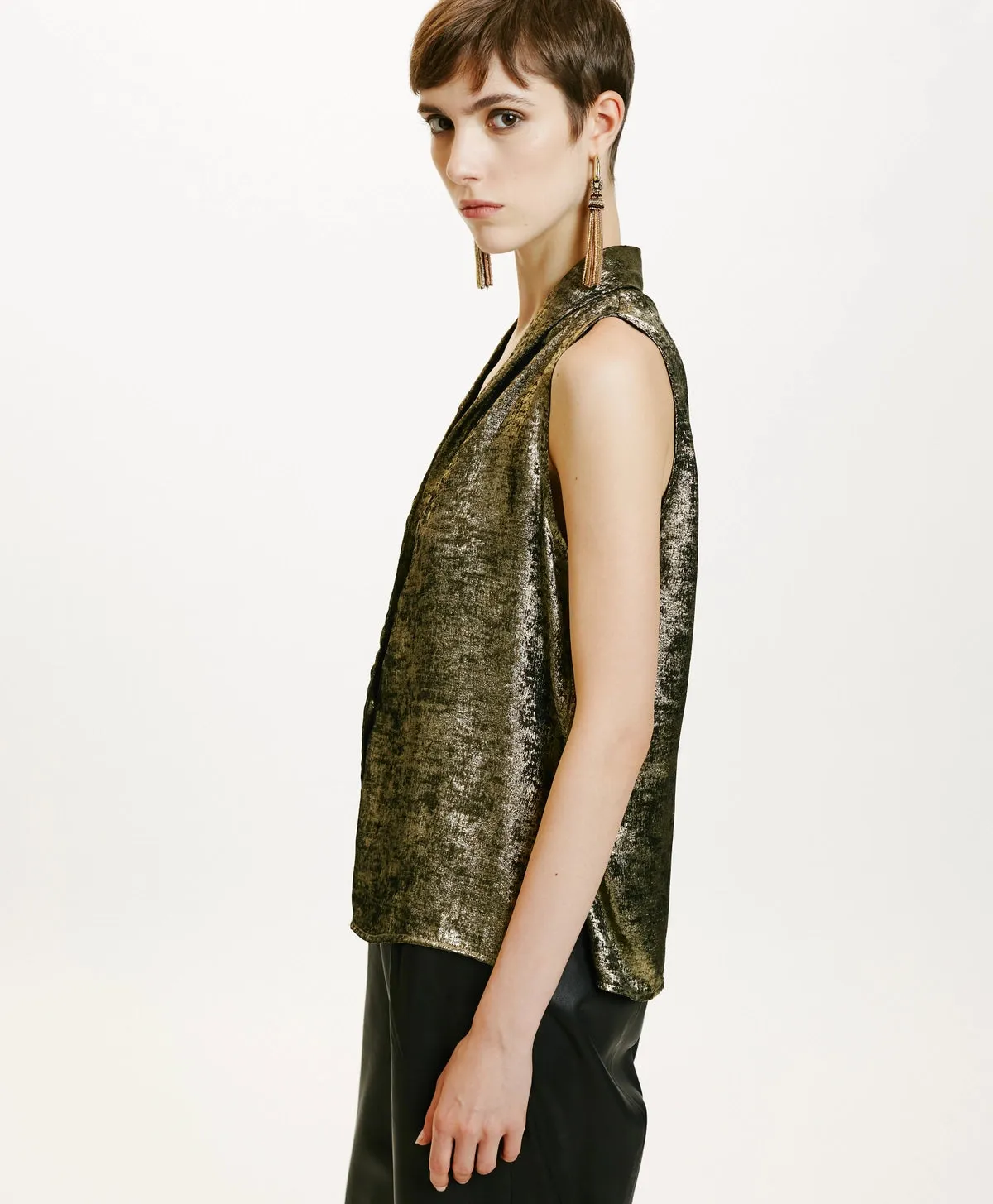 Kiri Top - Dark Gold