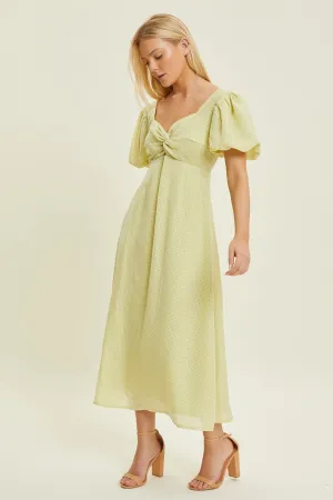 KNOT FRONT DRESS