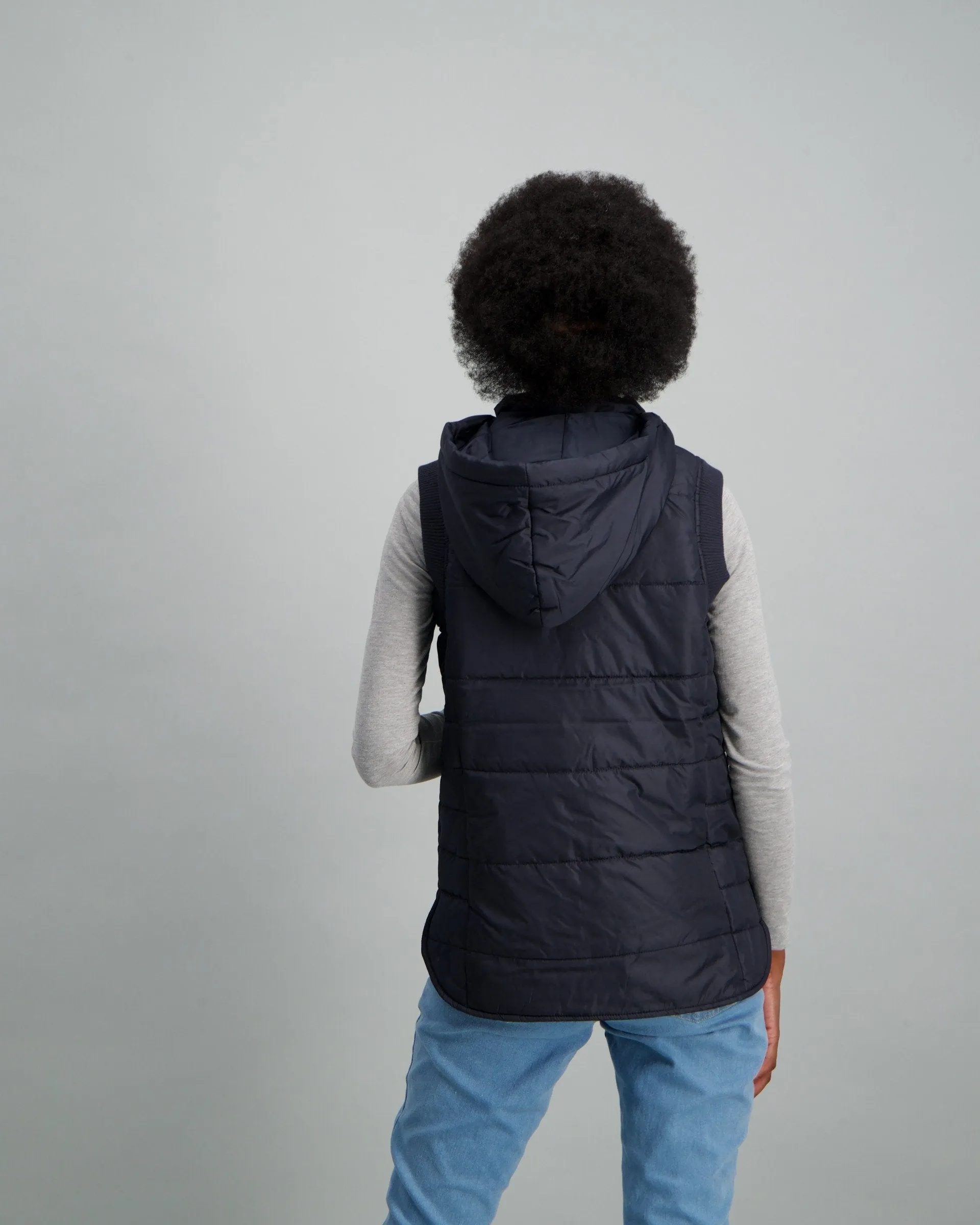 Ladies Basic Gilet - Navy