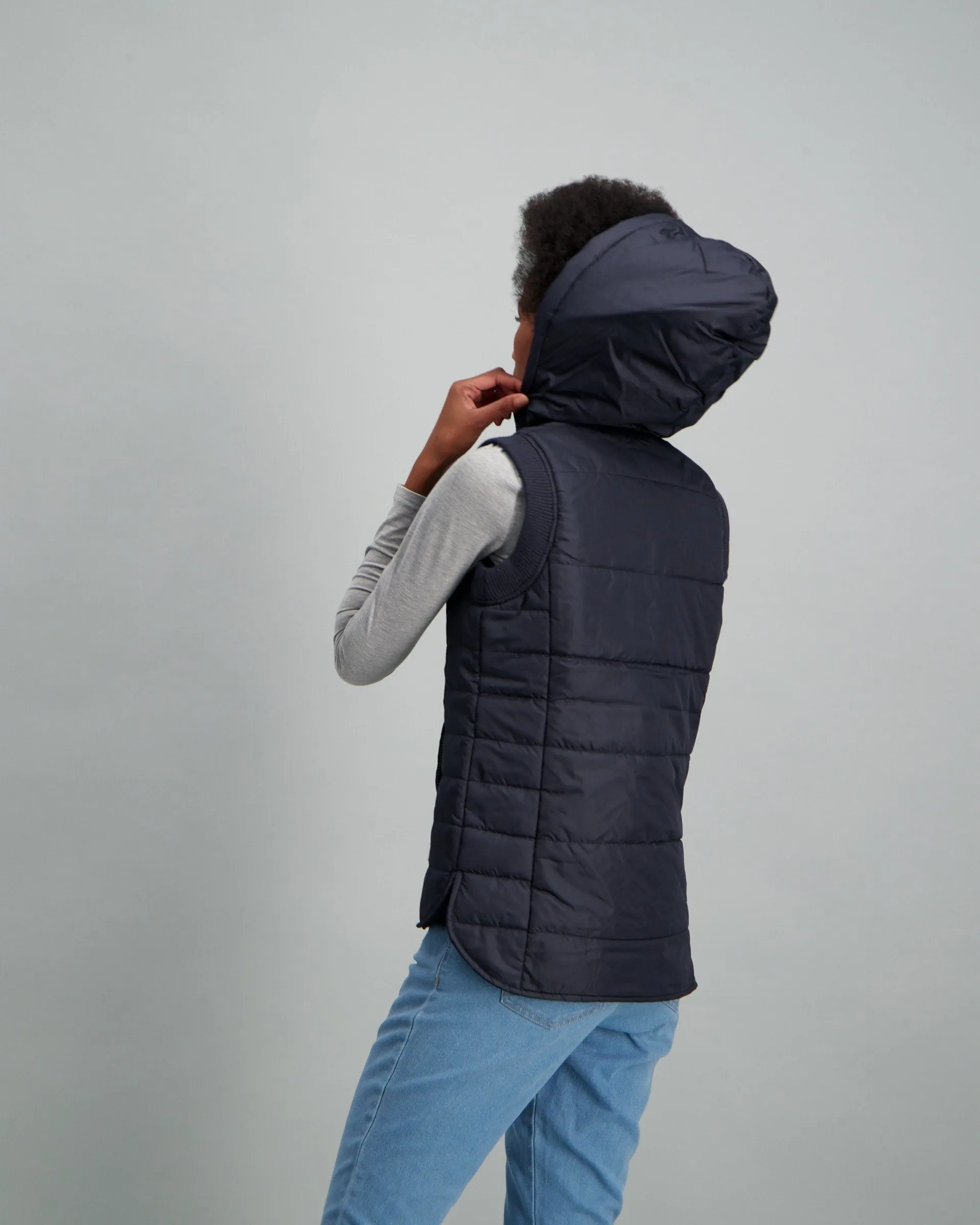 Ladies Basic Gilet - Navy