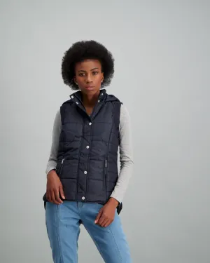 Ladies Basic Gilet - Navy