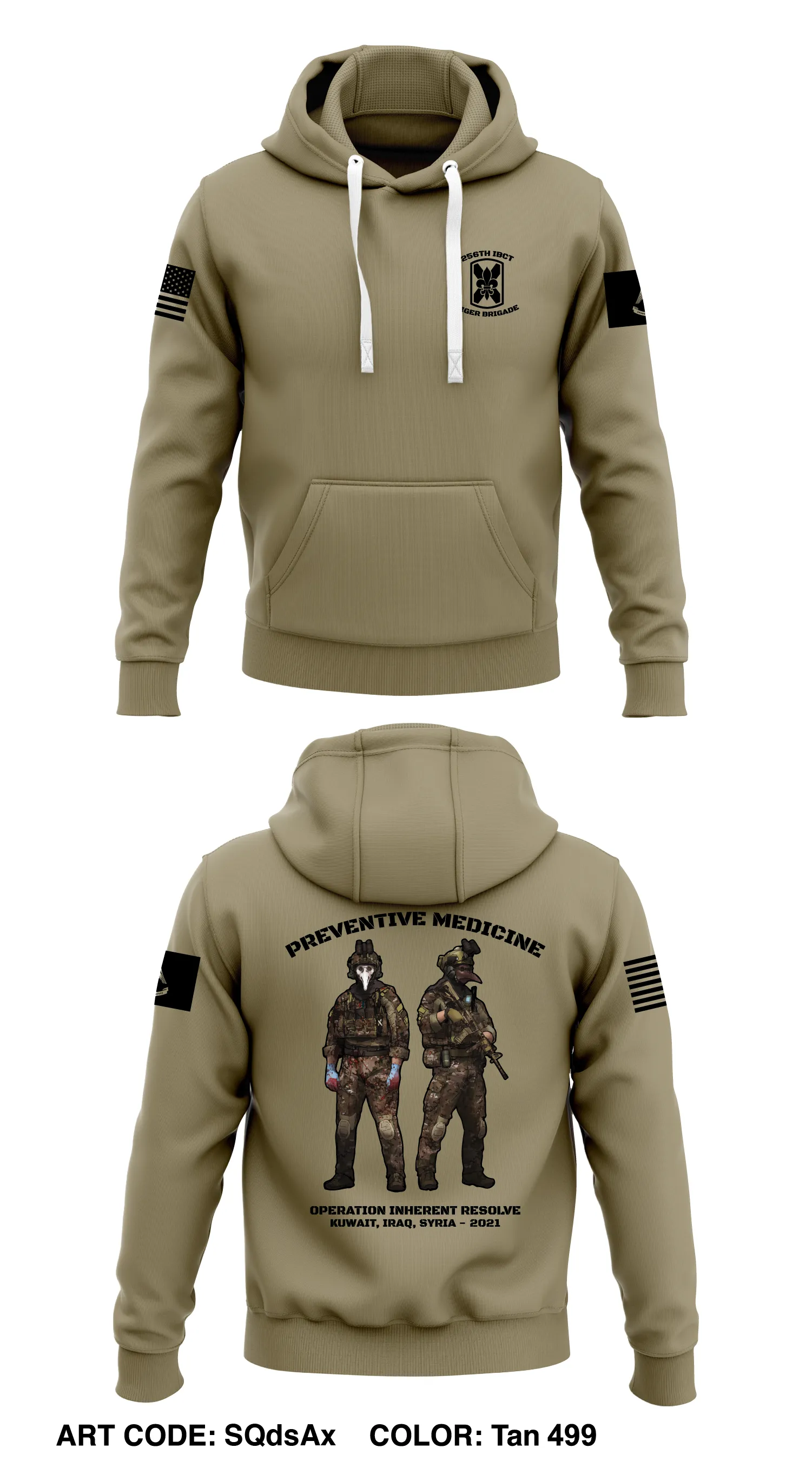 LANG 256th IBCT Store 1  Core Men's Hooded Performance Sweatshirt - SQdsAx