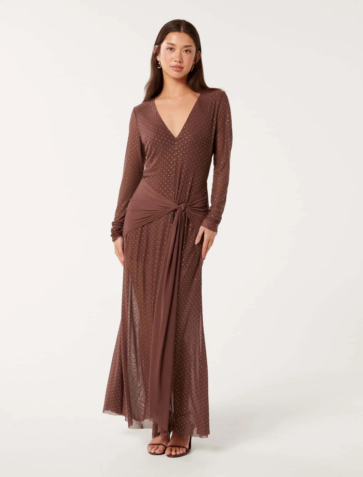 Layton Heat Seal Maxi Dress