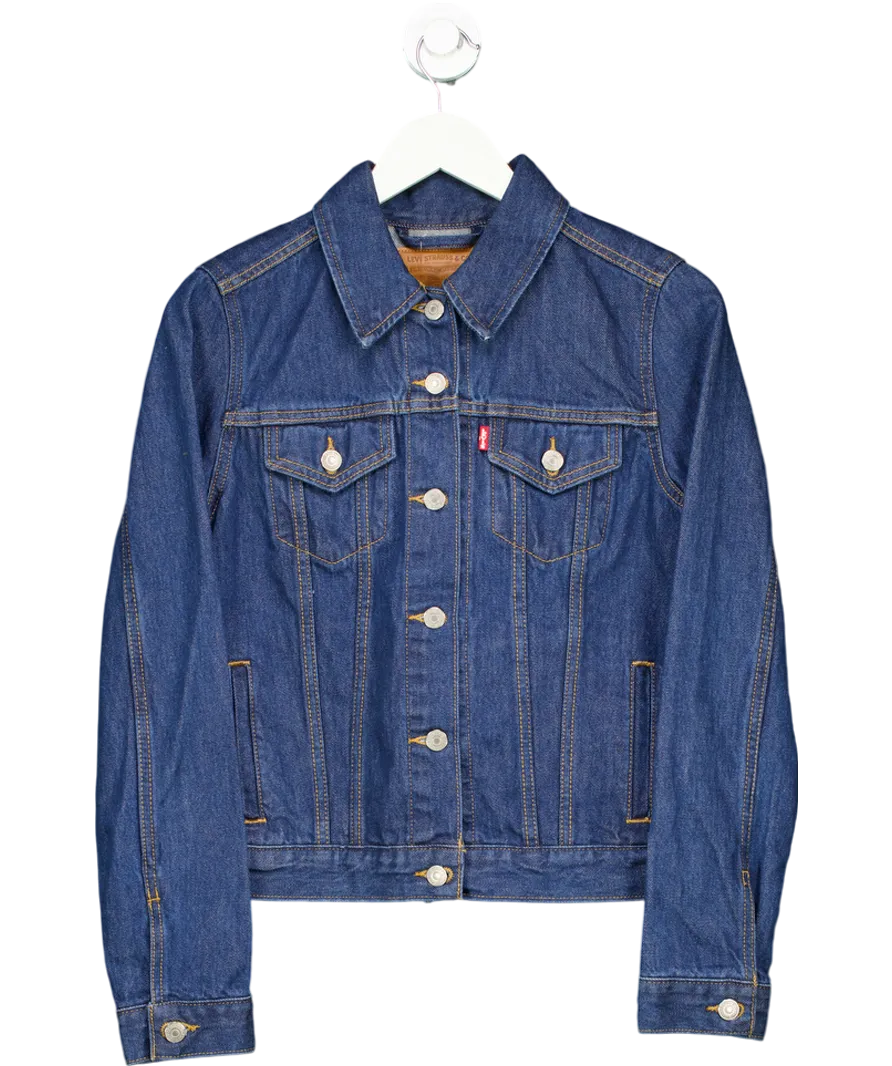 levis Blue The Original Trucker Denim Jacket UK M