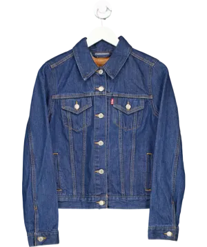 levis Blue The Original Trucker Denim Jacket UK M