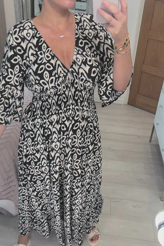 Lianne - Maxi Dress with V-neckline