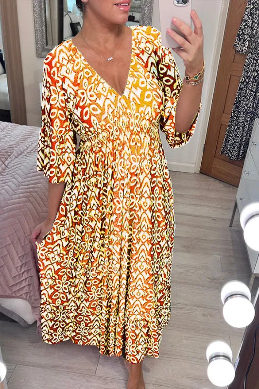 Lianne - Maxi Dress with V-neckline