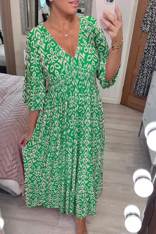 Lianne - Maxi Dress with V-neckline
