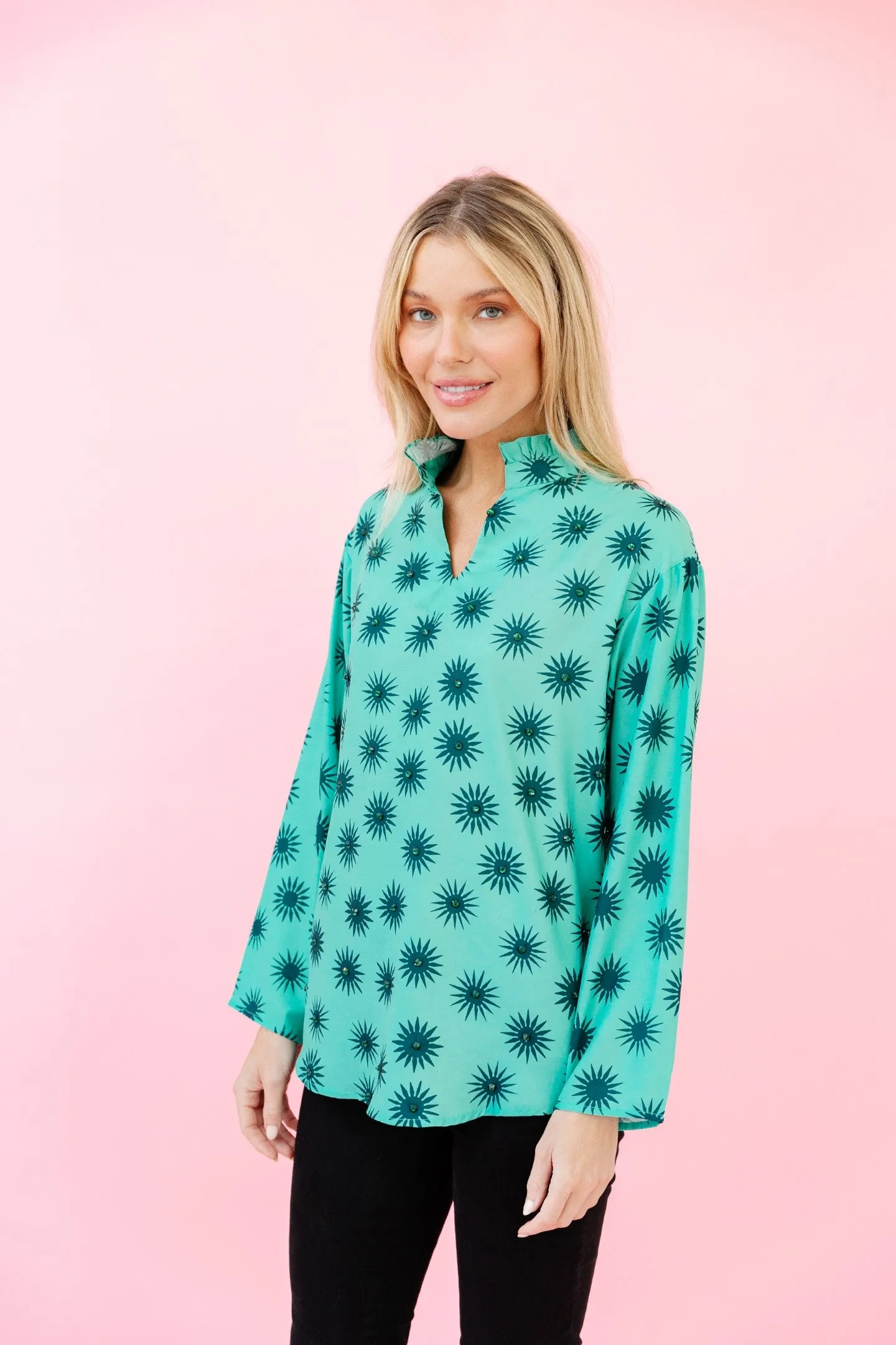 Liv Blouse in Peppermint Twinkle