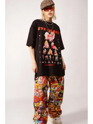 Loose oversize T-shirt【s0000001843】