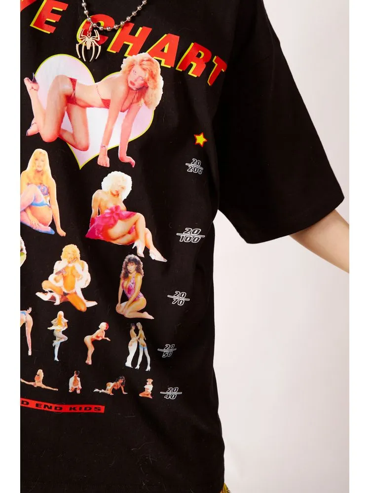 Loose oversize T-shirt【s0000001843】