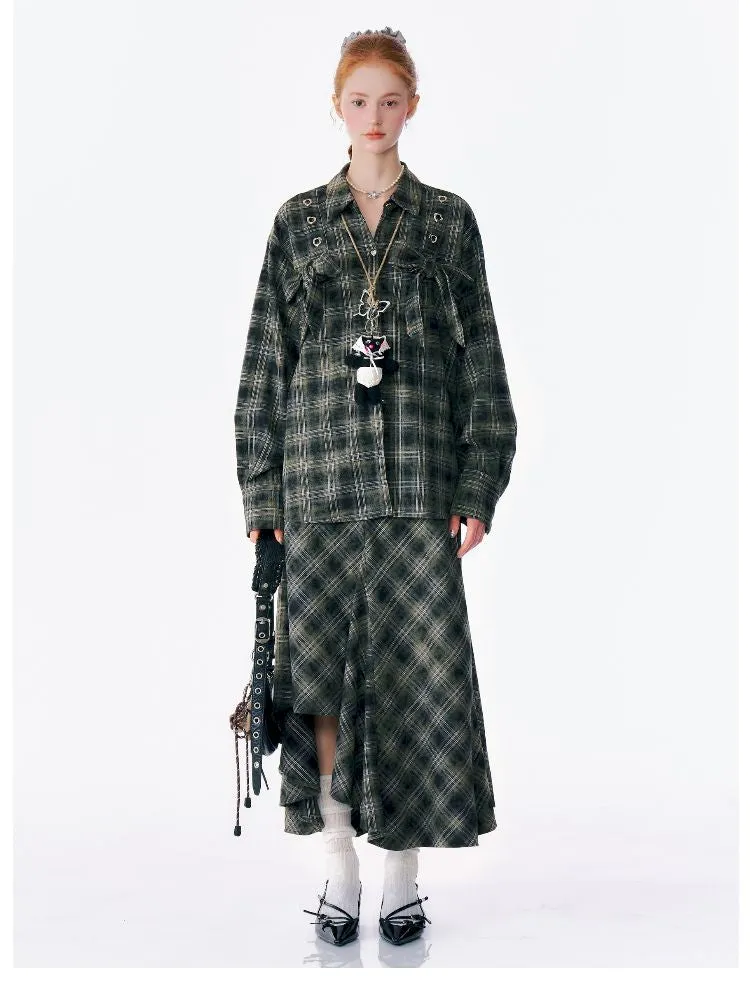 Loose Plaid Jacket【s0000012219】