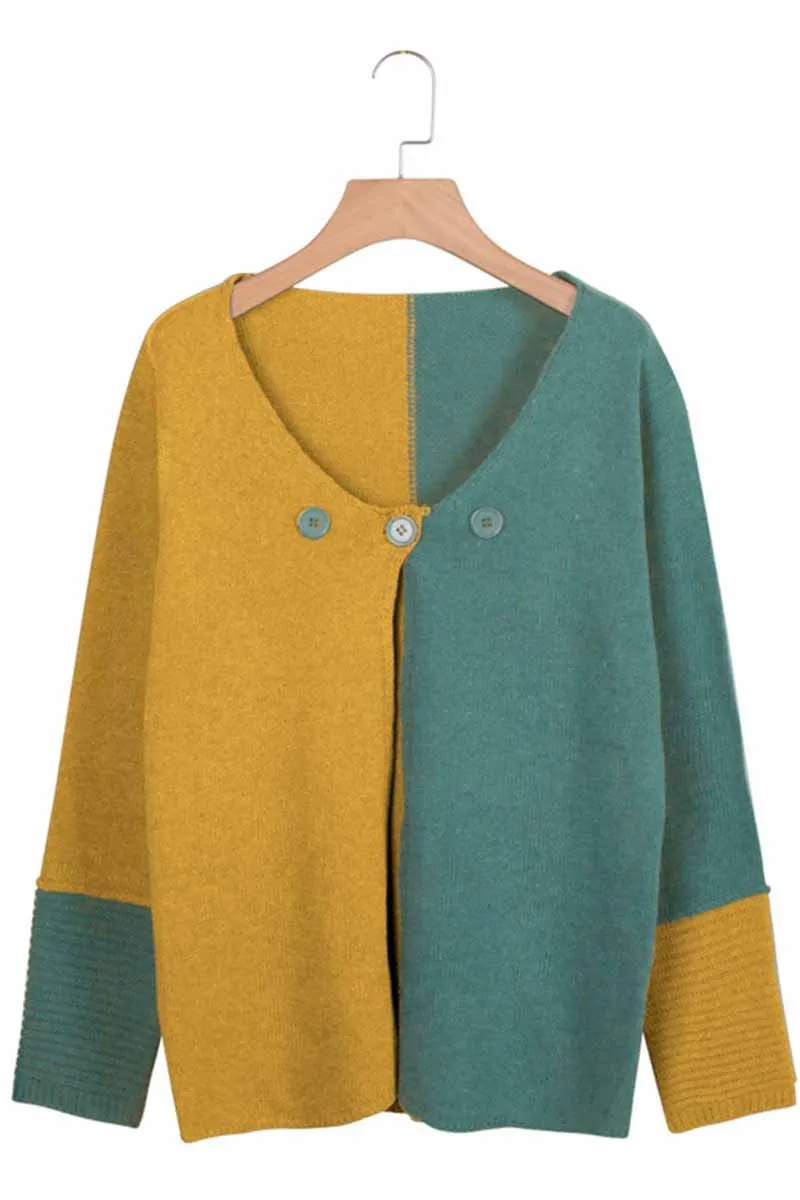 Loose Stitching Knitted Sweater