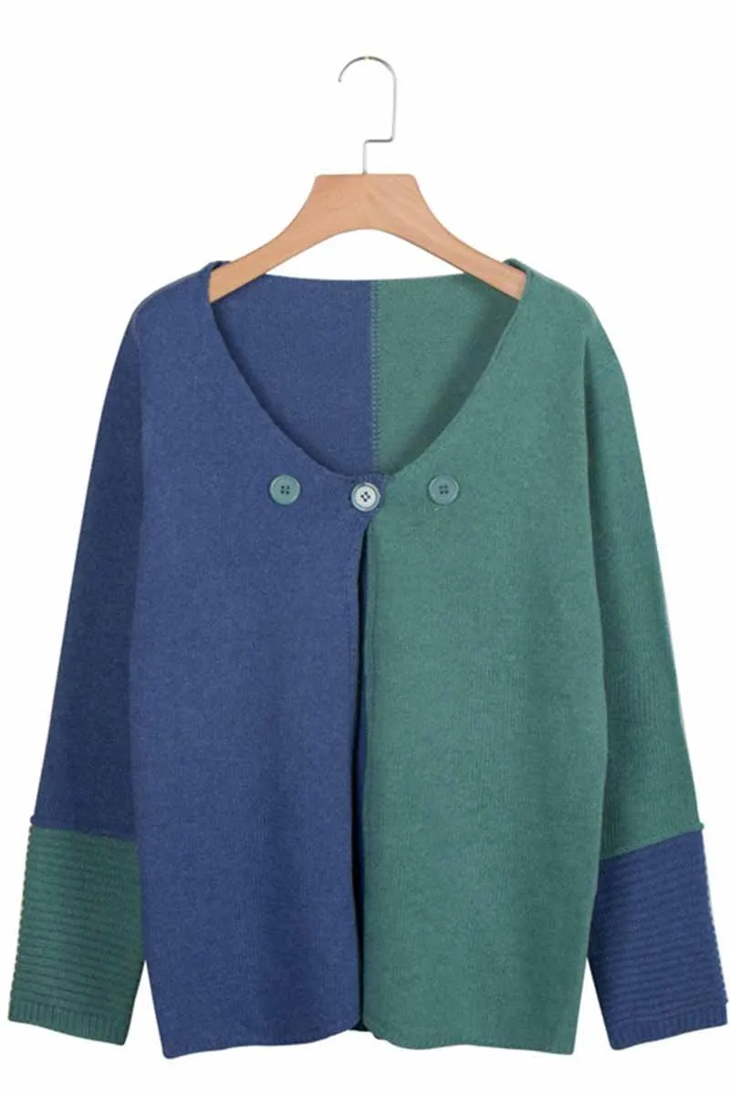 Loose Stitching Knitted Sweater