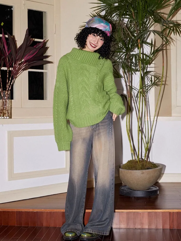 Loose wool sweater【s0000006561】