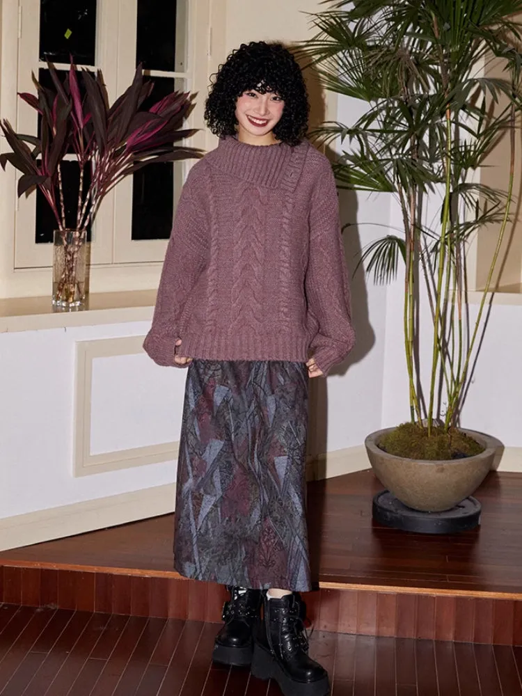 Loose wool sweater【s0000006561】