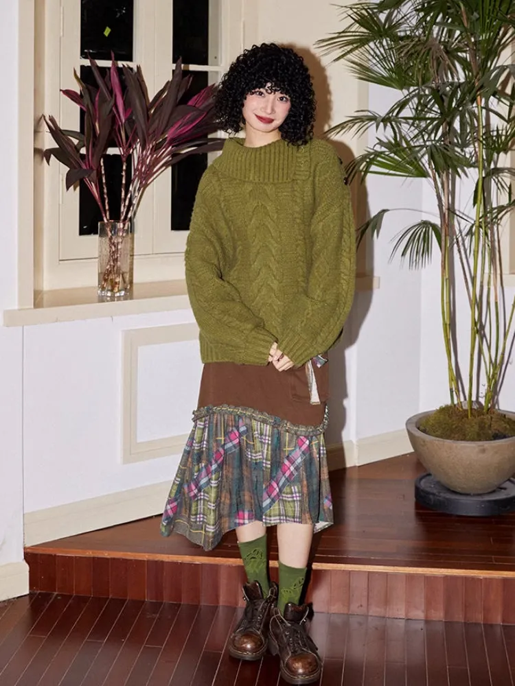 Loose wool sweater【s0000006561】